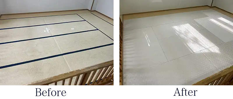 豊明市中京競馬場駅付近 幼稚園 畳新調施工事例