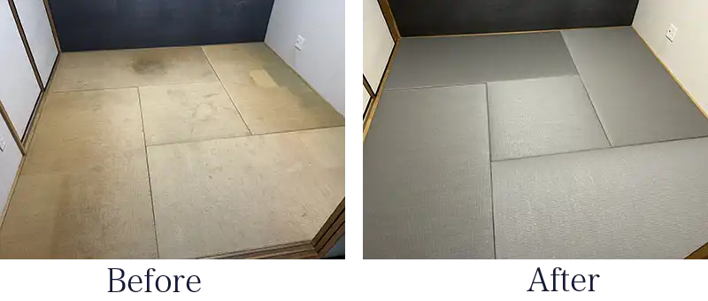 豊明市前後駅付近 G様 一戸建て和室表替え施工事例