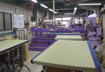 裏返し施工風景
